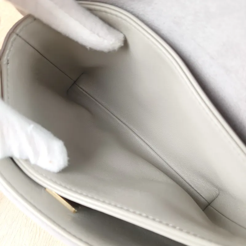 Chanel Crossbody Bag CF Shoulder Crossbody Bag Grey One Size 22 × 8 × 14 cm — detail view 8 of 12