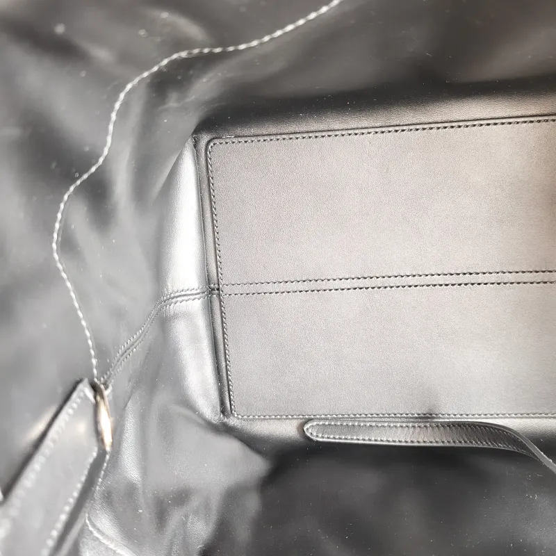 DIOR Top Handle Bag TOUJOURS Black Calfskin Medium 28.5 × 17 × 21.5 cm — detail view 12 of 13