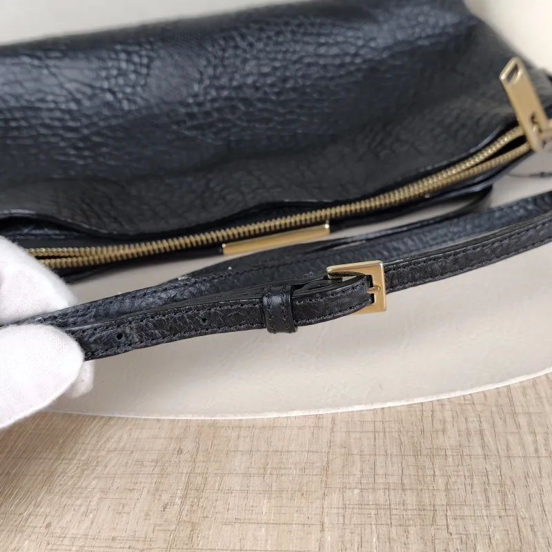 BURBERRY Crossbody Bag Crossbody Bag Black Calfskin One Size29.5 × 8.5 × 17 cm — detail view 10 of 11