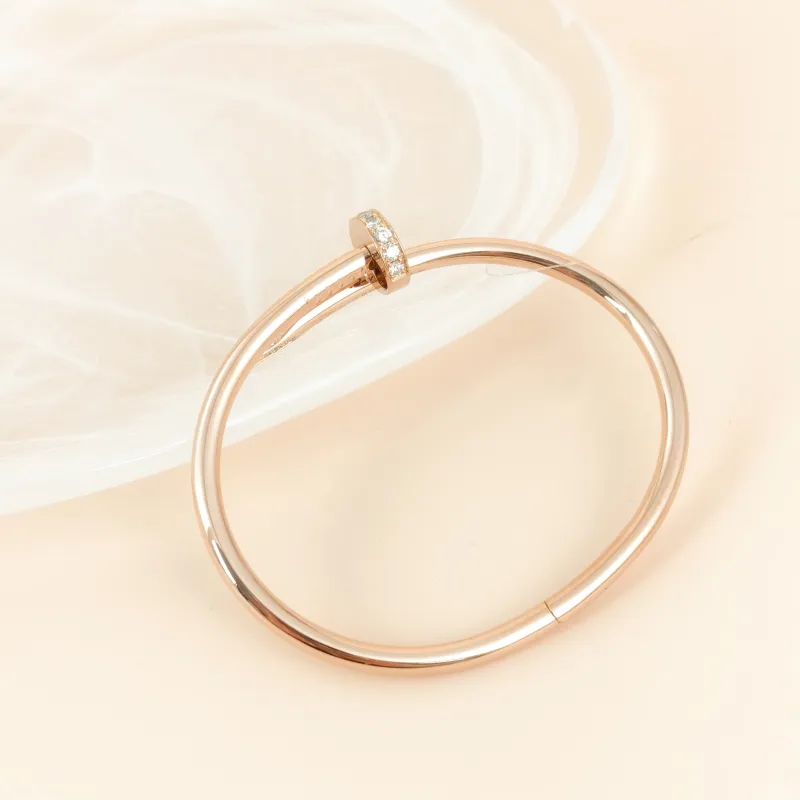 CARTIER Bangle Juste un Clou Bangle Rose Gold Diamond18KR ose Gold Edition 17 — cover view 3 of 8
