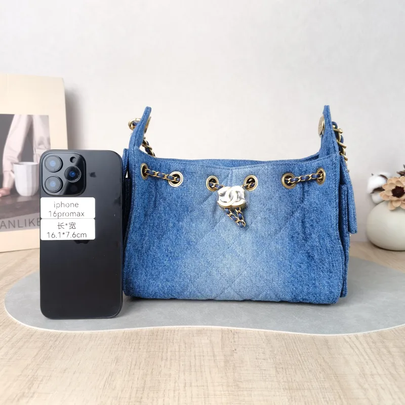 Chanel Crossbody Bag 25Bag Blue Mini 22 × 12.5 × 20 cm — cover view 3 of 6