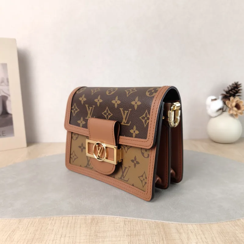 Louis Vuitton Crossbody Bag Dauphine Monogram PVC Mini 20 × 9 × 15 cm — cover view 2 of 5