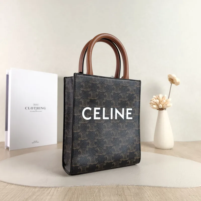 CELINE Crossbody Bag CABAS Mini Monogram PVC Mini 17 × 4 × 20.5 cm — cover view 3 of 5