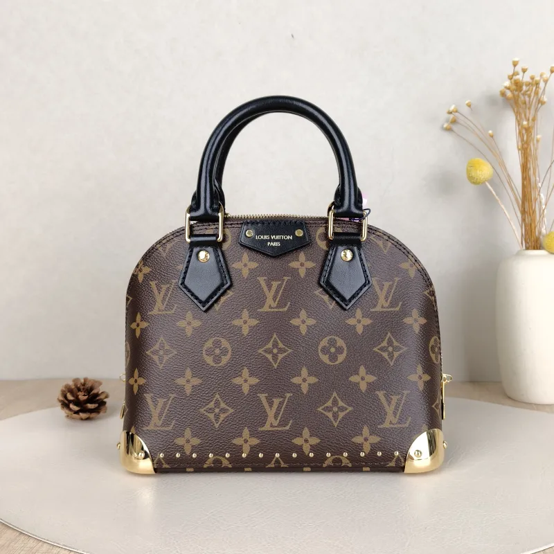 Louis Vuitton Crossbody Bag Alma Trunk BB Monogram PVC BB 22 × 11 × 19 cm