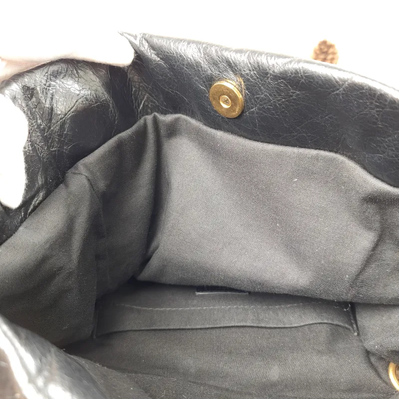 BALENCIAGA Shoulder Bag MONACO Chain Bag Black Calfskin Small28 × 10 × 18 cm — detail view 11 of 13