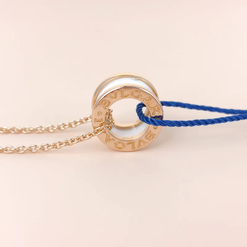 Bvlgari Necklace B.ZERO1Collection White Rose Gold 18KR ose Gold One Size 44cm — cover view 7 of 9