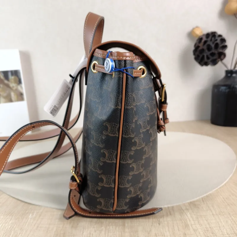 CELINE Backpack FOLCO Backpack Monogram PVC Mini 17 × 10 × 20 cm — detail view 9 of 10