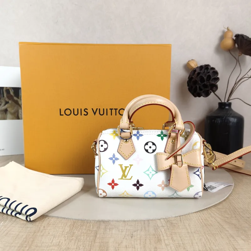 Louis Vuitton Crossbody Bag Speedy Nano Multicolore PVC nano 16 × 7.5 × 10 cm — cover view 2 of 6