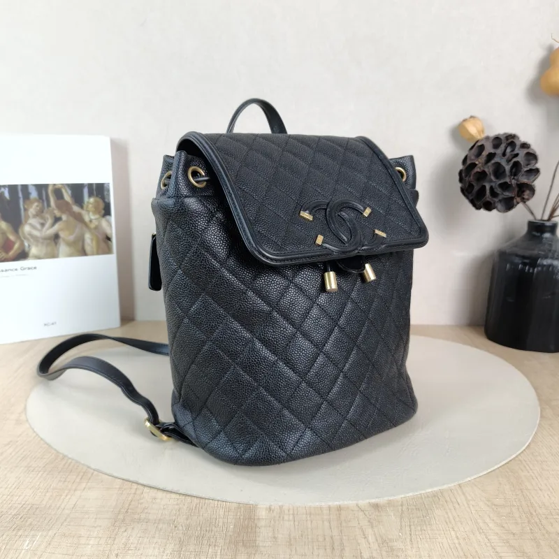 Chanel Backpack vanity case Backpack Black Calfskin One Size 22 × 13 × 25 cm 26 — cover view 3 of 6