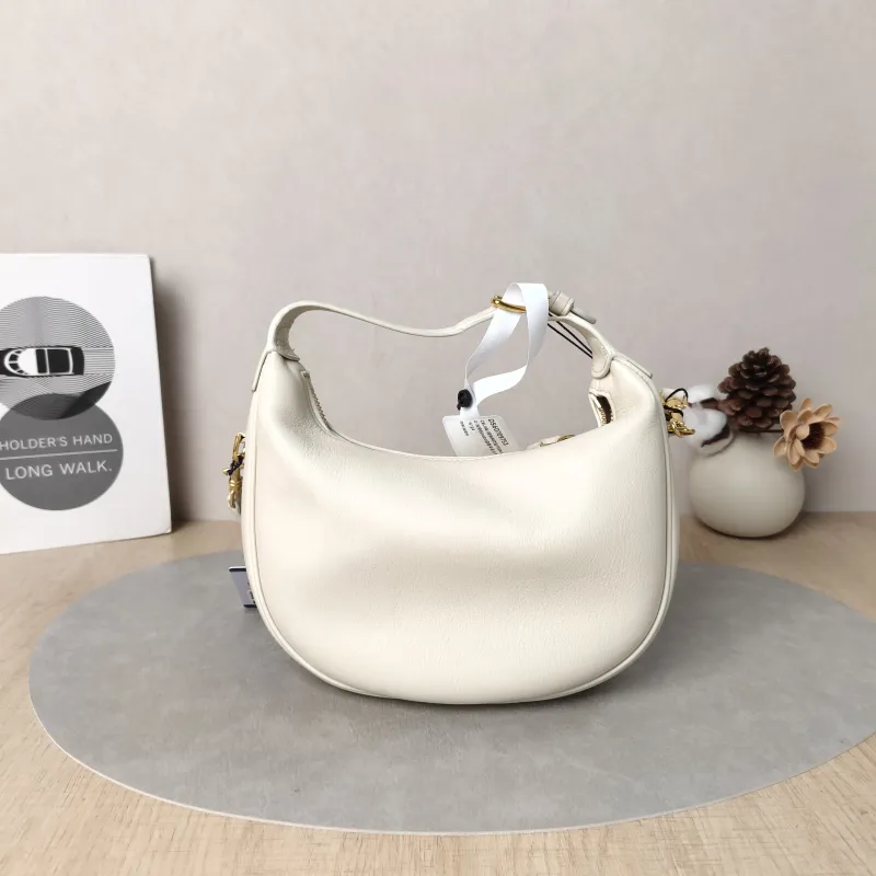 CELINE Crossbody Bag TEEN LULU hobo White Calfskin Small21 × 5 × 24 cm — cover view 5 of 6