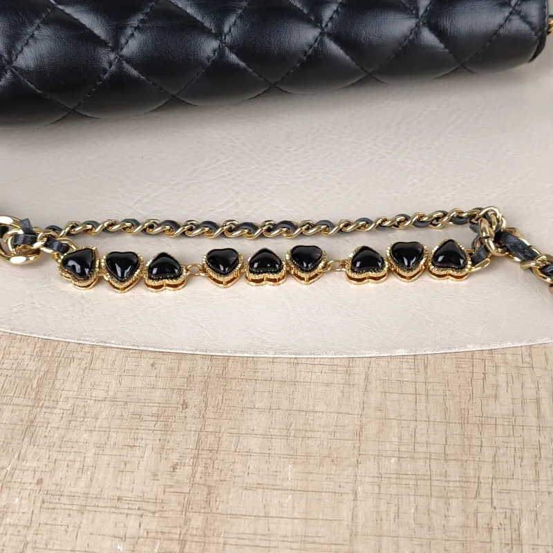 Chanel Crossbody Bagcf woc Black Calfskinmini19.2 × 3.5 × 12.3 cm — detail view 11 of 15