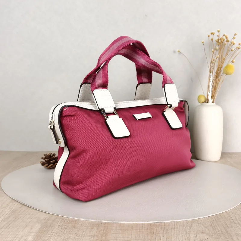 GUCCI Top Handle Bag Top Handle Bag Pink Canvas One Size30 × 9 × 18 cm — cover view 5 of 5