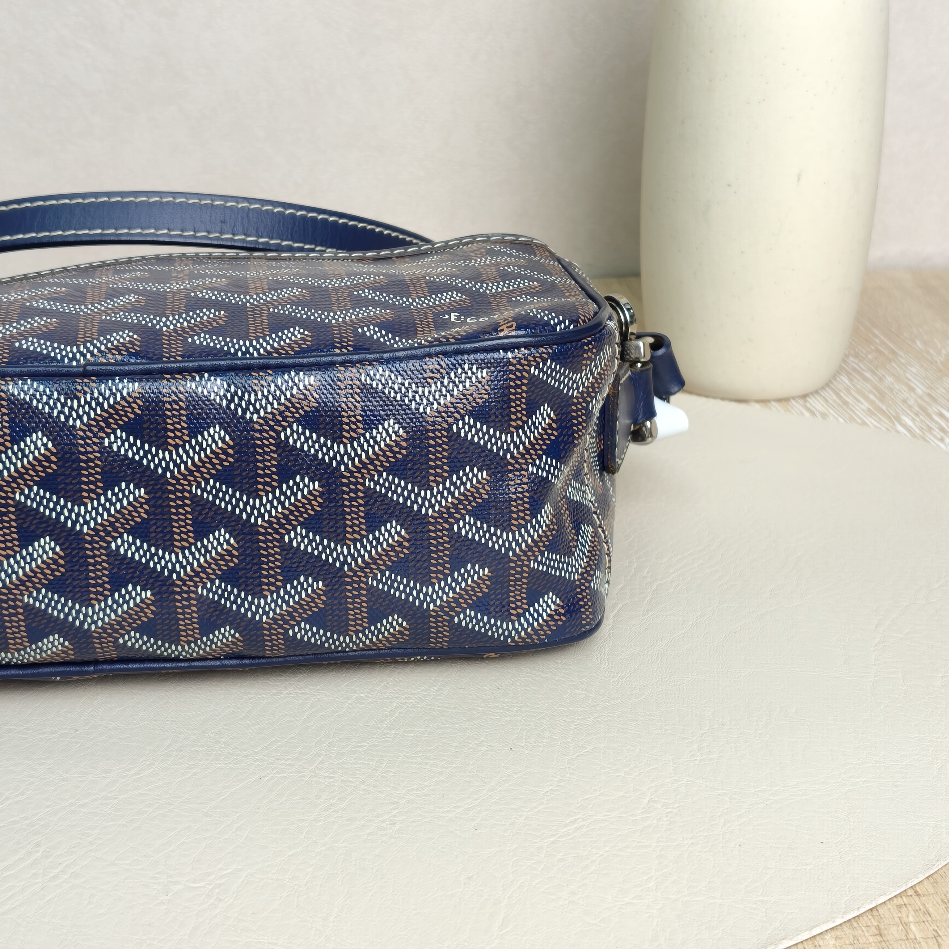 GOYARD cap-vert Camera Bag Small Bluepvc · Dust Bag · 22 × 6.5 × 13 cm — cover view 7 of 11