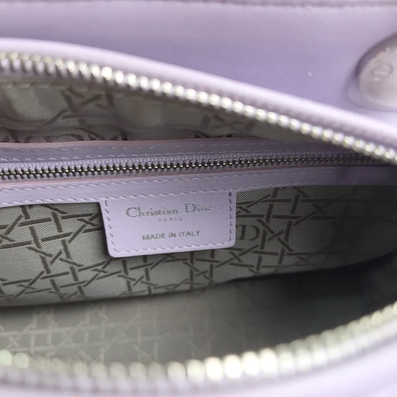 DIOR Top Handle Bag Lady Lady Dior Bag Calfskin Medium 24 × 12 × 21 cm — detail view 2 of 11