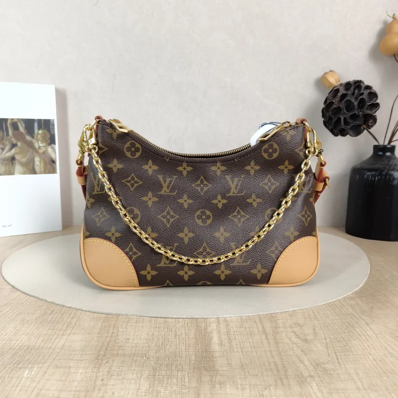 Louis Vuitton Crossbody Bag Boulogne PVC Small 26 × 9.5 × 16 cm