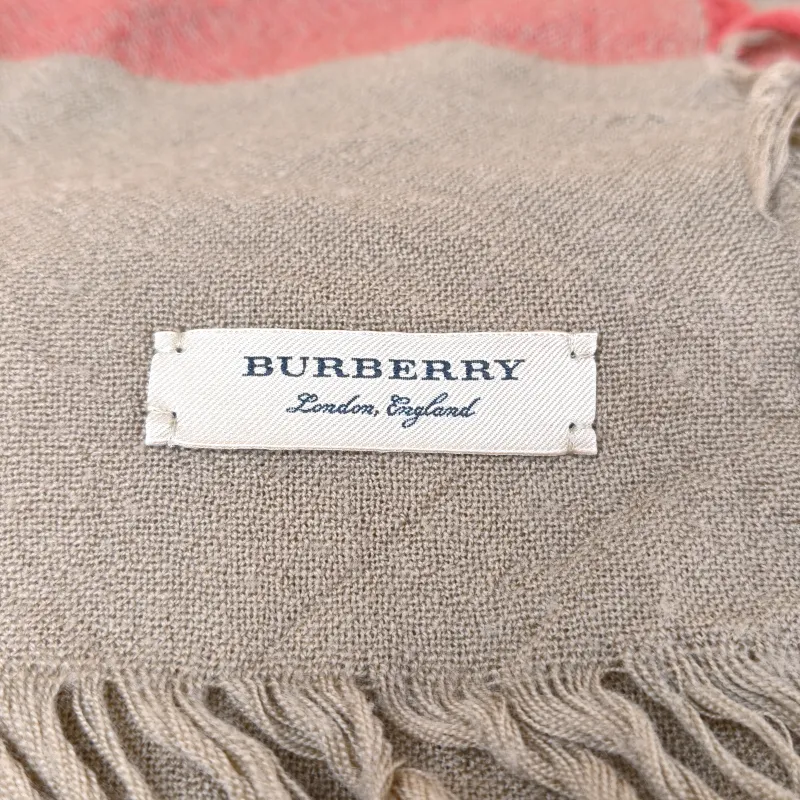BURBERRY Scarf Scarf Wool One Size 110*110cm — cover view 9 of 10