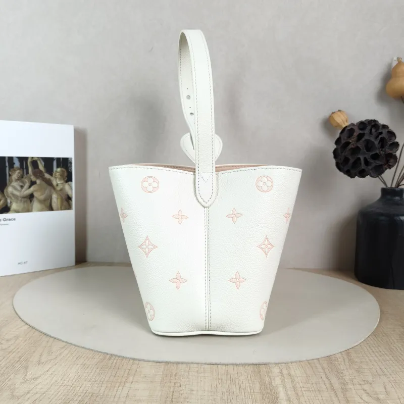 Louis Vuitton Top Handle Bag ALL IN BB White · Pink Calfskin BB16 × 12 × 18 cm — cover view 5 of 5