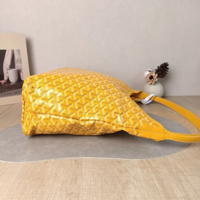 GOYARD Shoulder Bag Boheme Hobo​ Yellow PVC Small 43 × 14 × 27 cm — detail view 2 of 12