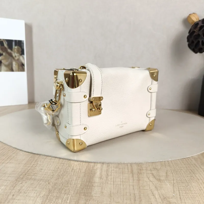 Louis Vuitton Crossbody Bag Side Trunk Box Calfskin Small 19 × 7.5 × 12.5 cm — cover view 3 of 5