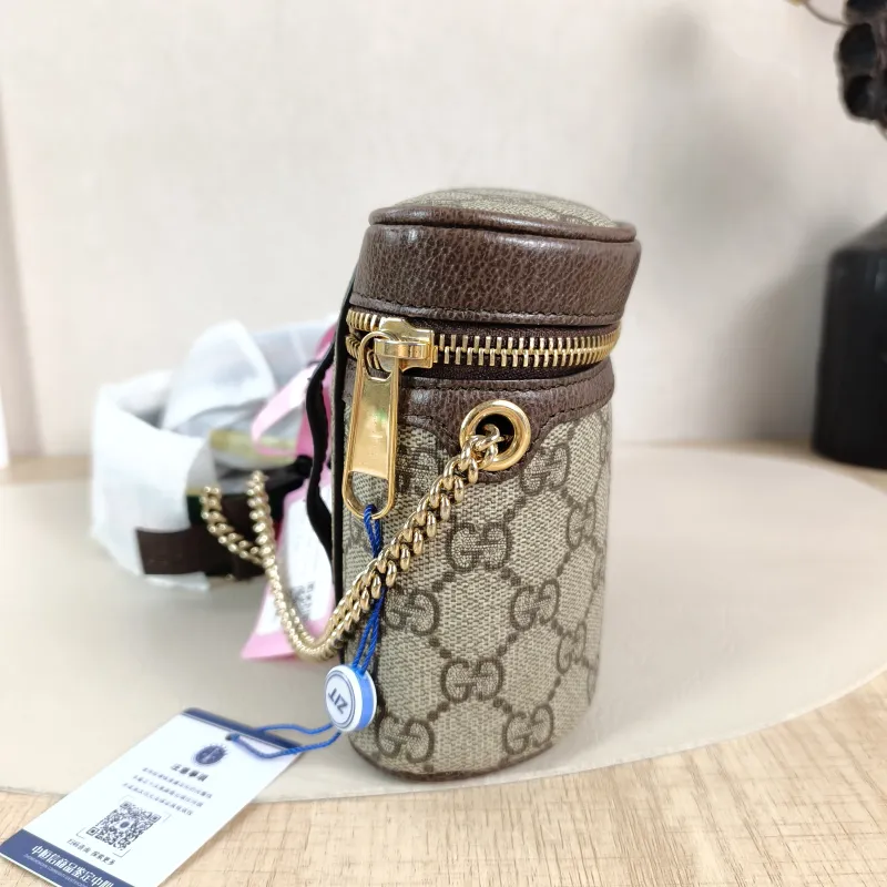 GUCCI Crossbody Bag ophidia Belt Bag Monogram PVC One Size 17 × 6 × 13 cm — detail view 9 of 13