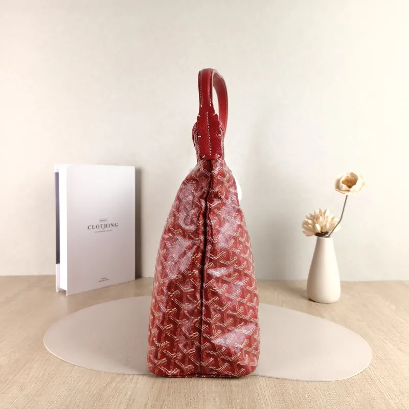 GOYARD Shoulder Bag Boheme Hobo​ Red PVC Small 43 × 14 × 27 cm — detail view 6 of 9