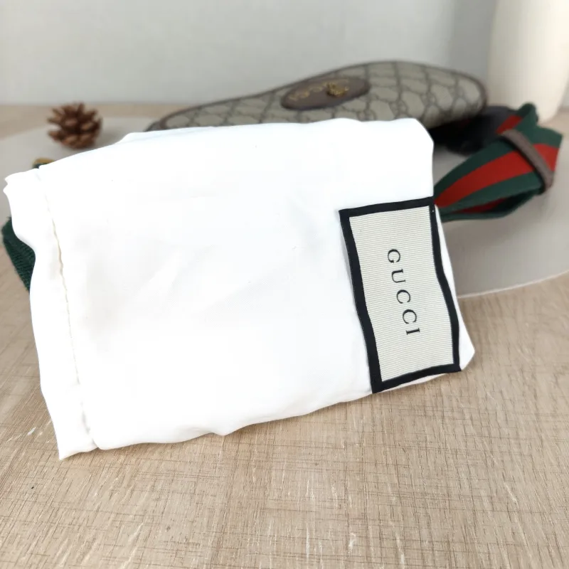 GUCCI Crossbody Bag Neo Vintage Belt Bag Monogram PVC Medium 24 × 4 × 17 cm — detail view 8 of 11