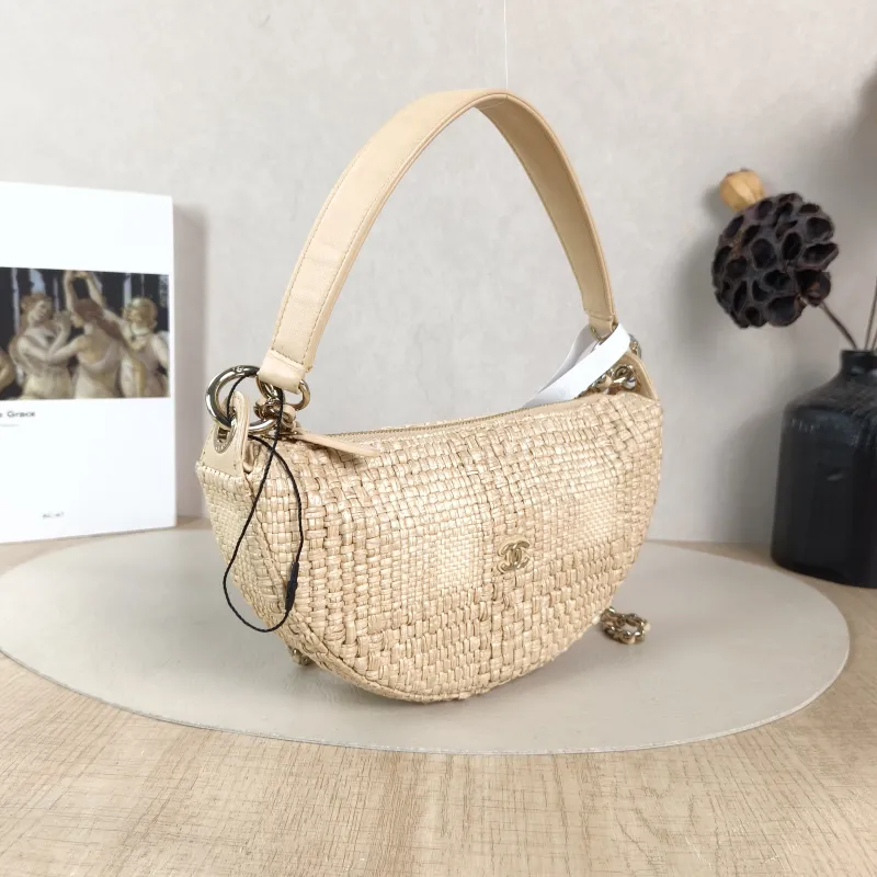 Chanel Crossbody Bag Top Handle Crossbody Bag Woven One Size 22 × 5 × 12.5 cm — cover view 5 of 6