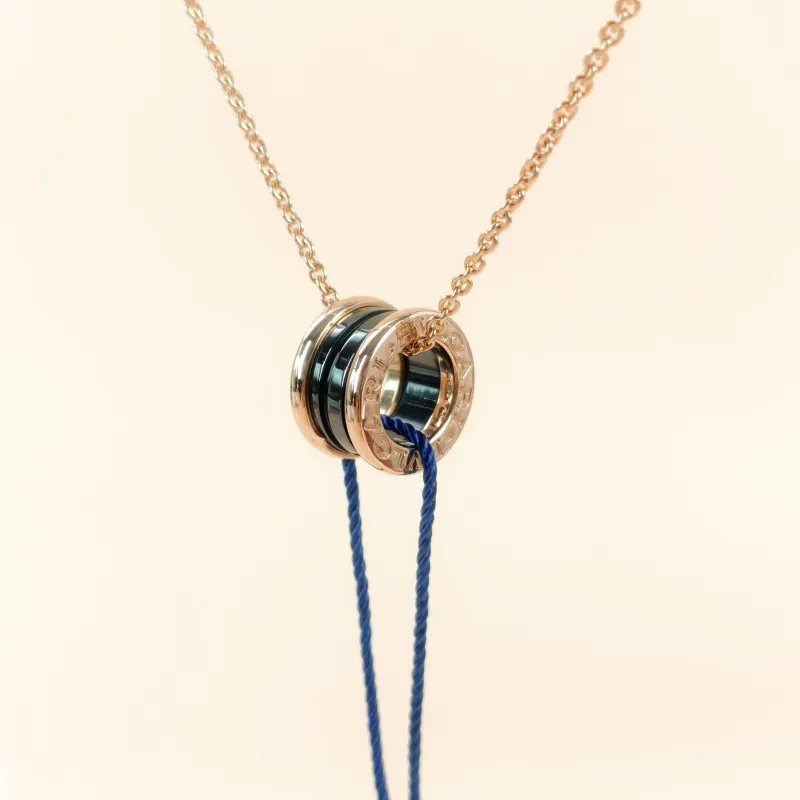 Bvlgari Necklace B.ZERO1Collection Black Rose Gold 18KR ose Gold One Size46cm โ cover view 7 of 8