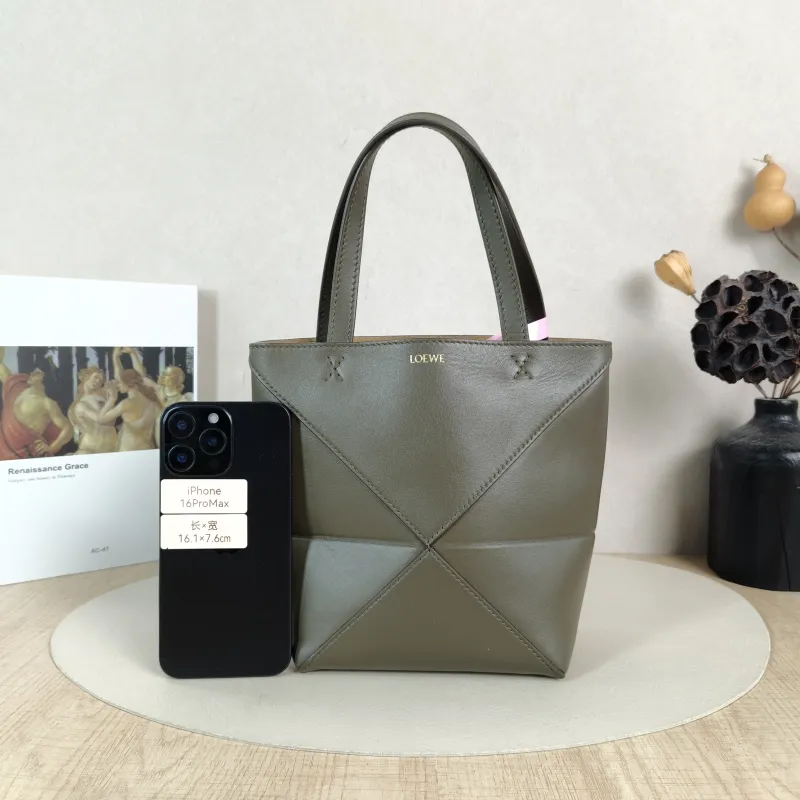 LOEWE Crossbody Bag Puzzle Fold Shopping Tote Calfskinmini16.5 × 9.5 × 20 cm — cover view 3 of 5