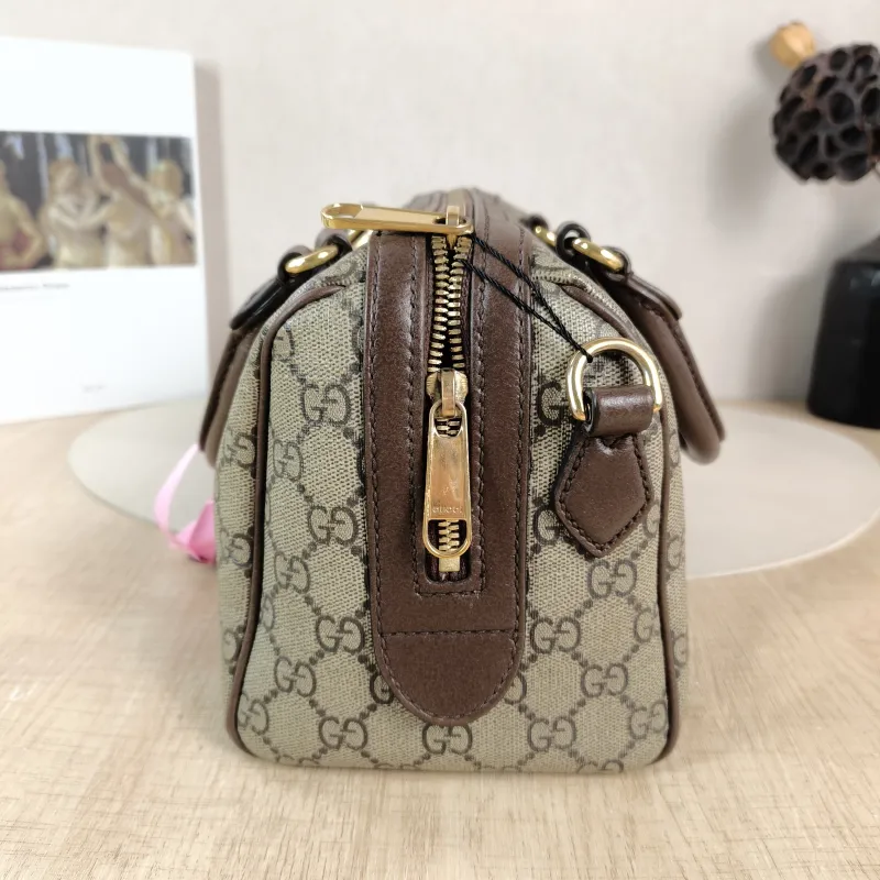 GUCCI Top Handle Bag Ophidia Monogram PVC Medium 25 × 14 × 17 cm — detail view 3 of 11