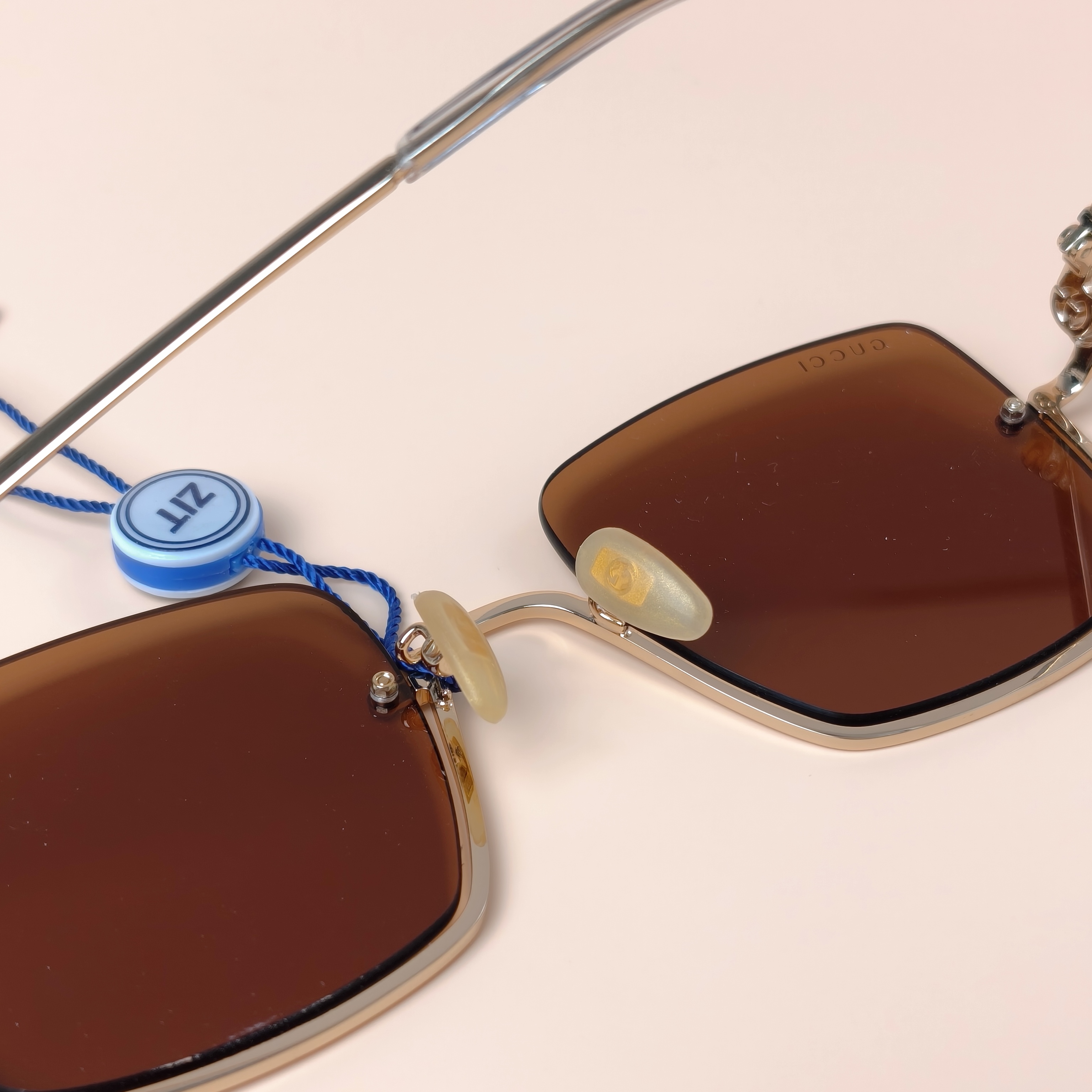 GUCCI Eyewear Eyewear Brown One Size — cover view 4 of 14