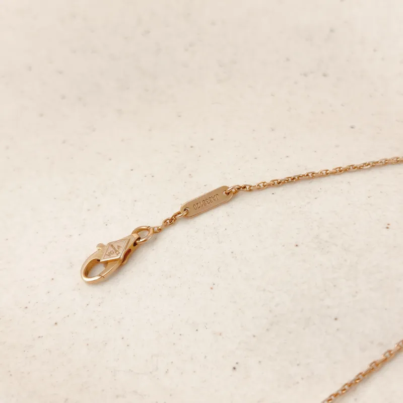 Van Cleef & Arpels Bracelet Alhambra Alhambra Collection Single-Motif Bracelet 18KR ose Gold Sweet Mini 17.5cm — cover view 6 of 8