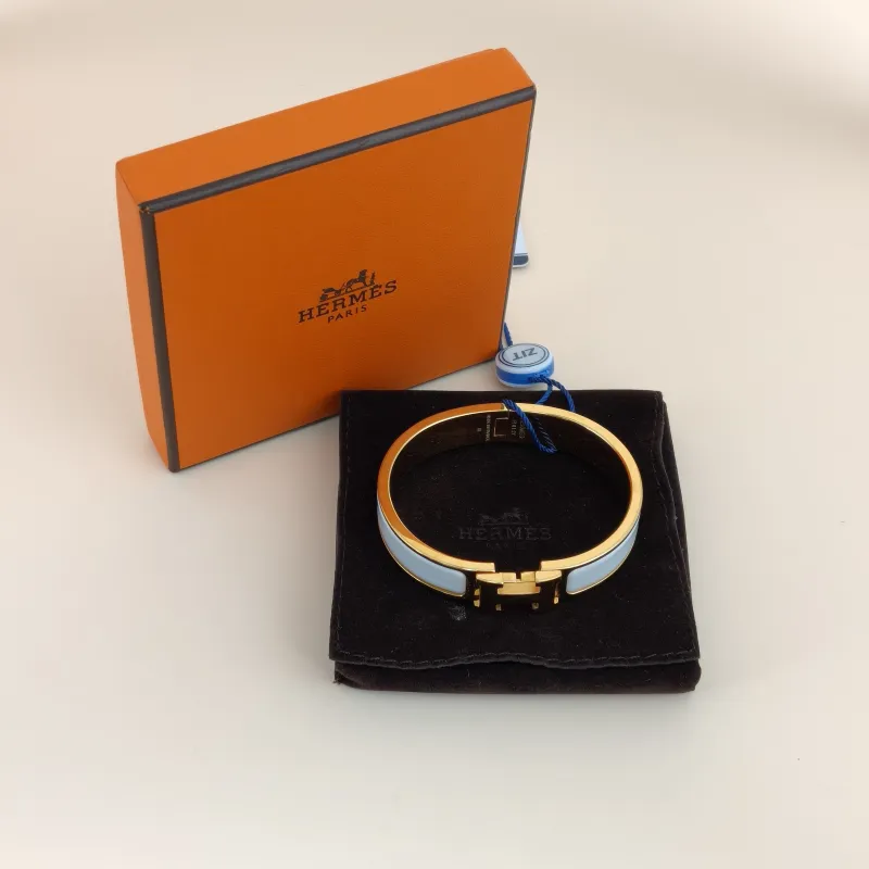 Hermès Bangle Clic HB angle White One Size16cm — cover view 7 of 7