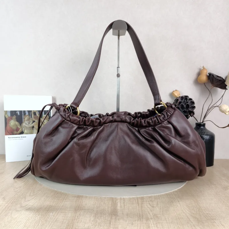 Miumiu Shoulder Bag Joie Shoulder Bag Lambskin Large 52 × 8 × 23 cm — cover view 4 of 6