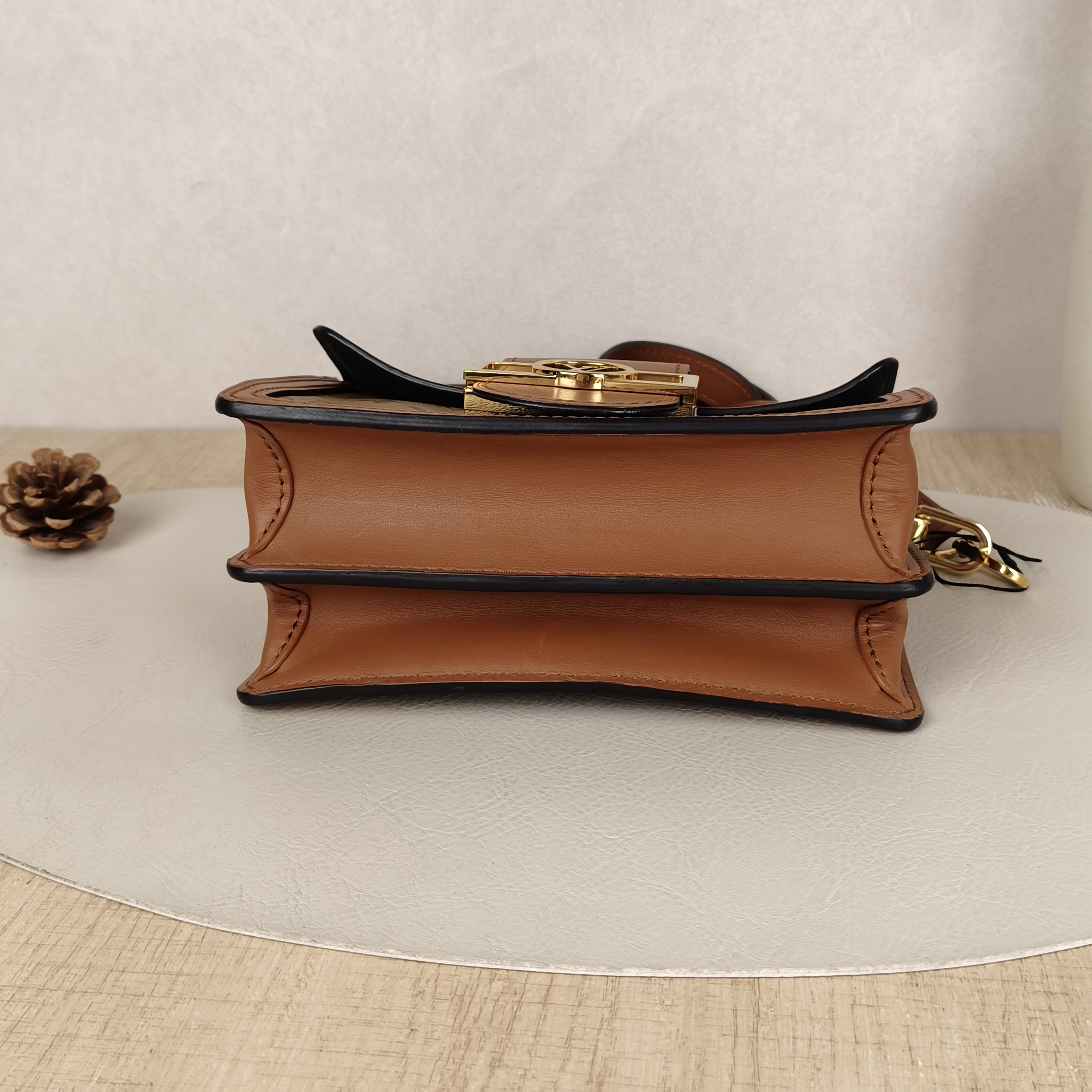 Louis Vuitton Crossbody Bag Dauphine Monogram PV Cmini20 × 9 × 15 cm — cover view 3 of 8