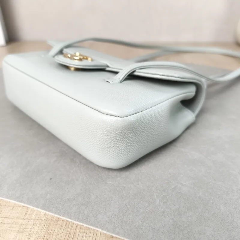 Chanel Shoulder Bag 26p preppy coco Green Grained Calfskin Mini 17 × 5 × 11.5 cm — detail view 10 of 11