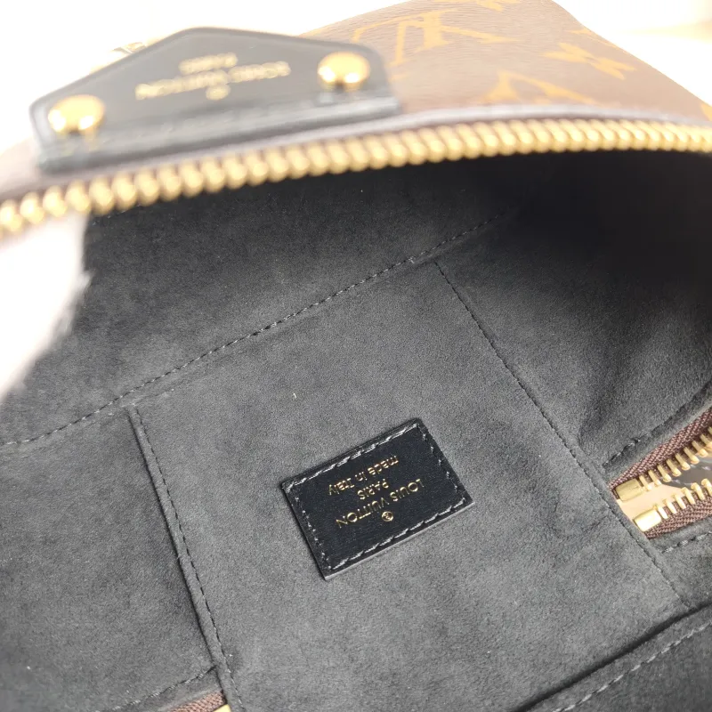 Louis Vuitton Shoulder Bag VANITY POUCH Cosmetic Bag Monogram PVC One Size 19 × 6.5 × 11.5 cm — detail view 1 of 10