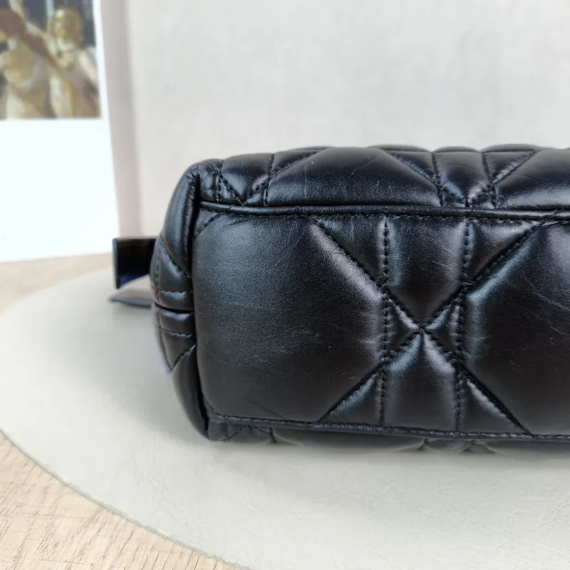 DIOR Crossbody Bag Sac Nomad Clutch Vanity Case Bag Black Calfskin Small 34 × 10 × 17 cm — detail view 2 of 11
