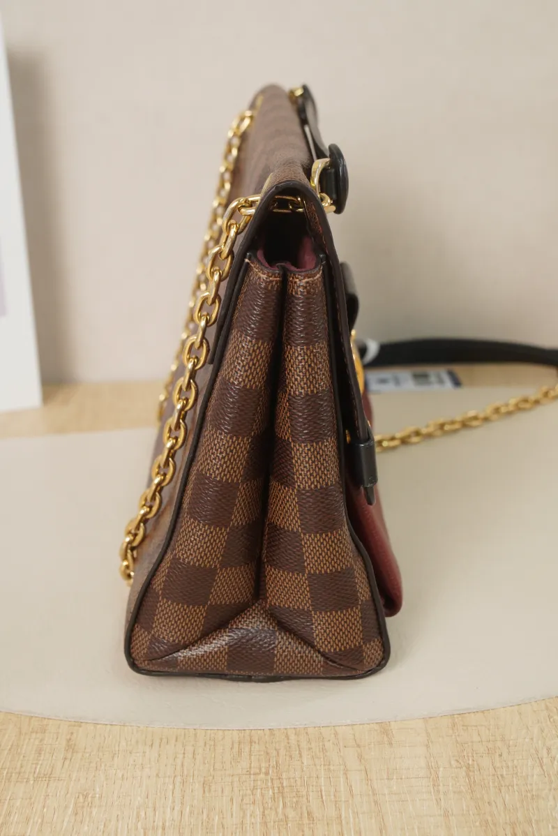 Louis Vuitton vavin Medium Damier Ebenepvc · 25 × 9.5 × 17 cm — detail view 6 of 19