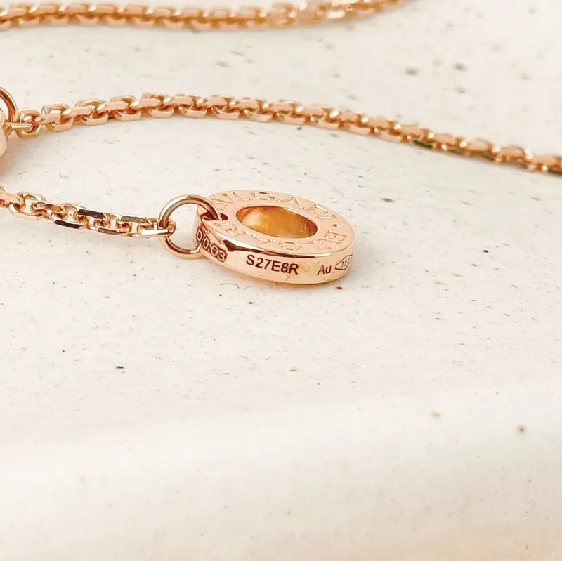 Bvlgari Necklace DIVAS’ DREAM Collection Diamond18KR ose Gold Small 43cm — cover view 8 of 12