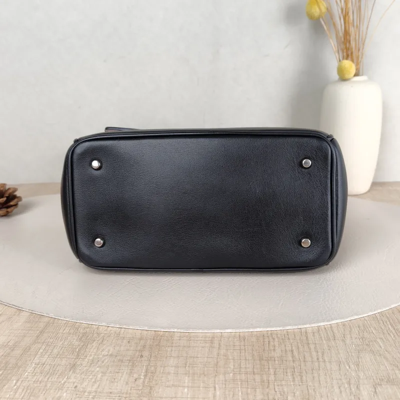 DIOR Top Handle Bag Be Black Calfskin Mini 20 × 11 × 16.5 cm — cover view 5 of 5