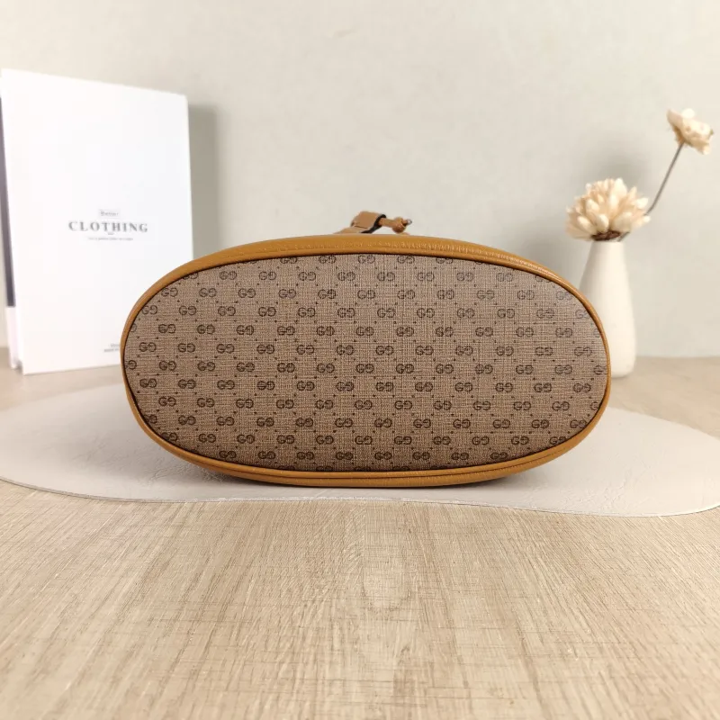 GUCCI &Disney Edition Crossbody Bag Brown PVC One Size24 × 12 × 26 cm — cover view 5 of 6