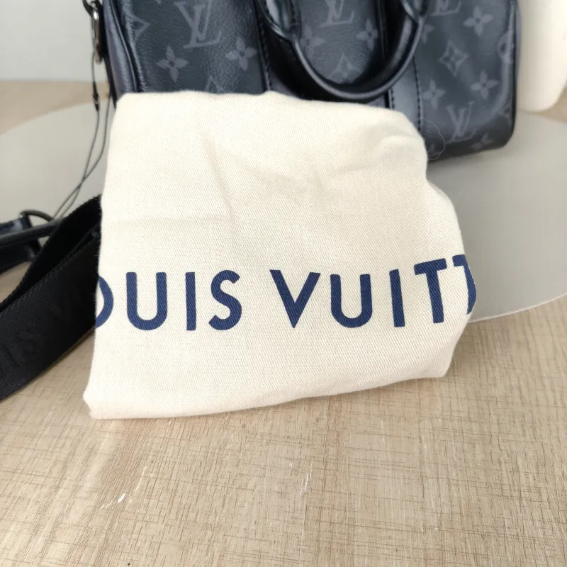 Louis Vuitton Crossbody Bag Keepall 25 PVC Medium 25 × 11 × 15 cm — detail view 3 of 12