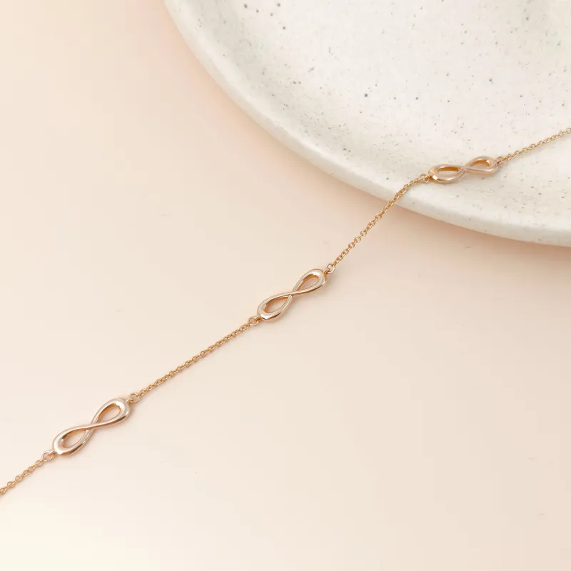 Tiffany&Co. Bracelet Infinity Collection Endless Bracelet Rose Gold 18KR ose Gold One Size16.5cm — cover view 10 of 11