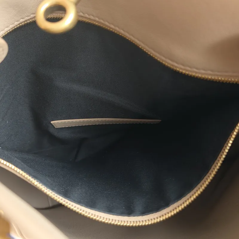 BALENCIAGA Crossbody Bag bel air hobo Shoulder Crossbody Bag Taupe Calfskin One Size 27 × 9 × 27 cm — detail view 6 of 12