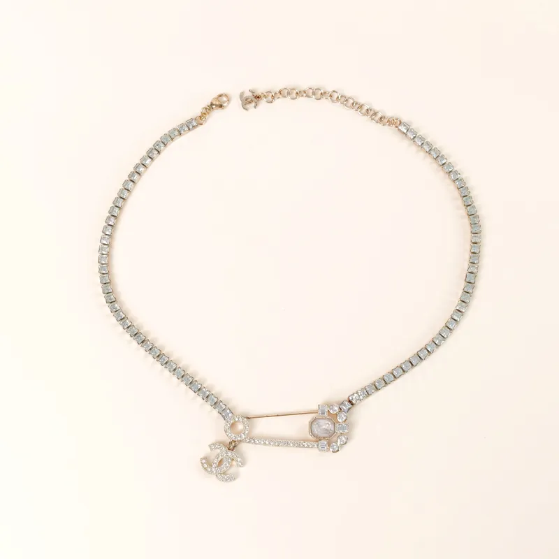 Chanel Necklace Necklace Gold One Size42cm
