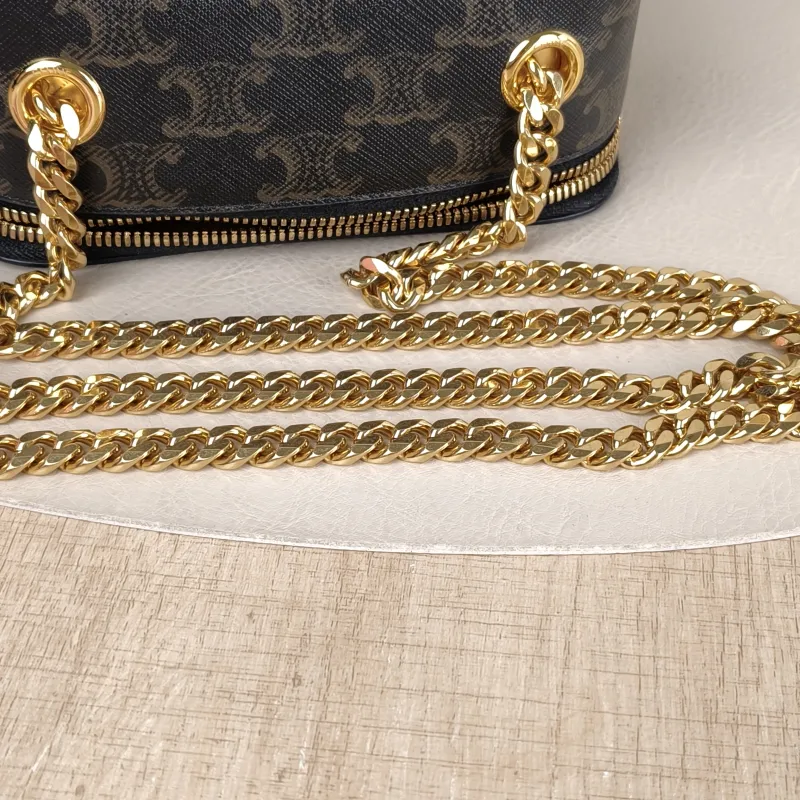 CELINE Crossbody Bag Box Triomphe Box Bag Monogram PVC Mini 16 × 7 × 12 cm — detail view 6 of 11