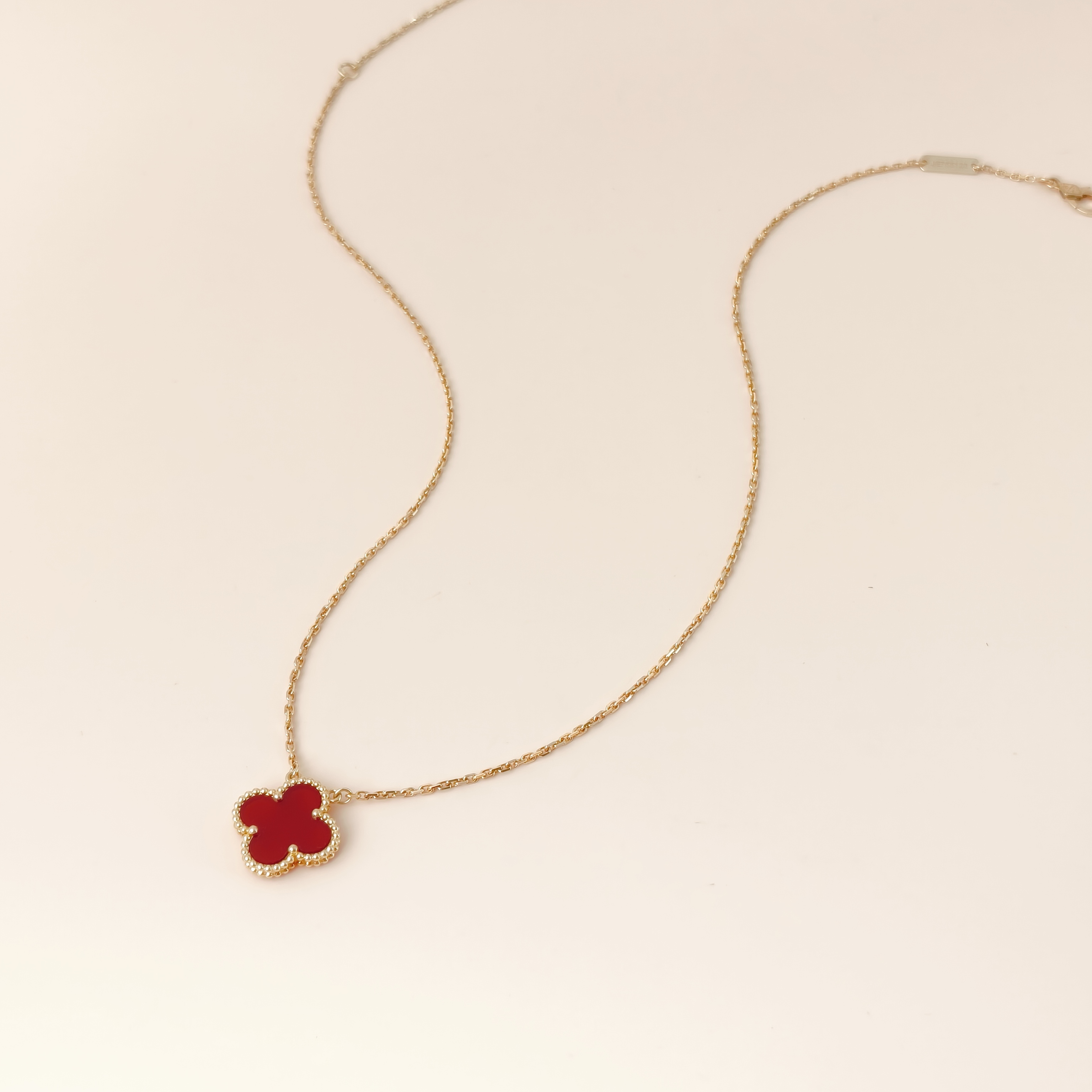 Van Cleef & Arpels Necklace Alhambra Alhambra Collection Necklace 18KY ellow Gold Vintage Small42cm — cover view 8 of 11