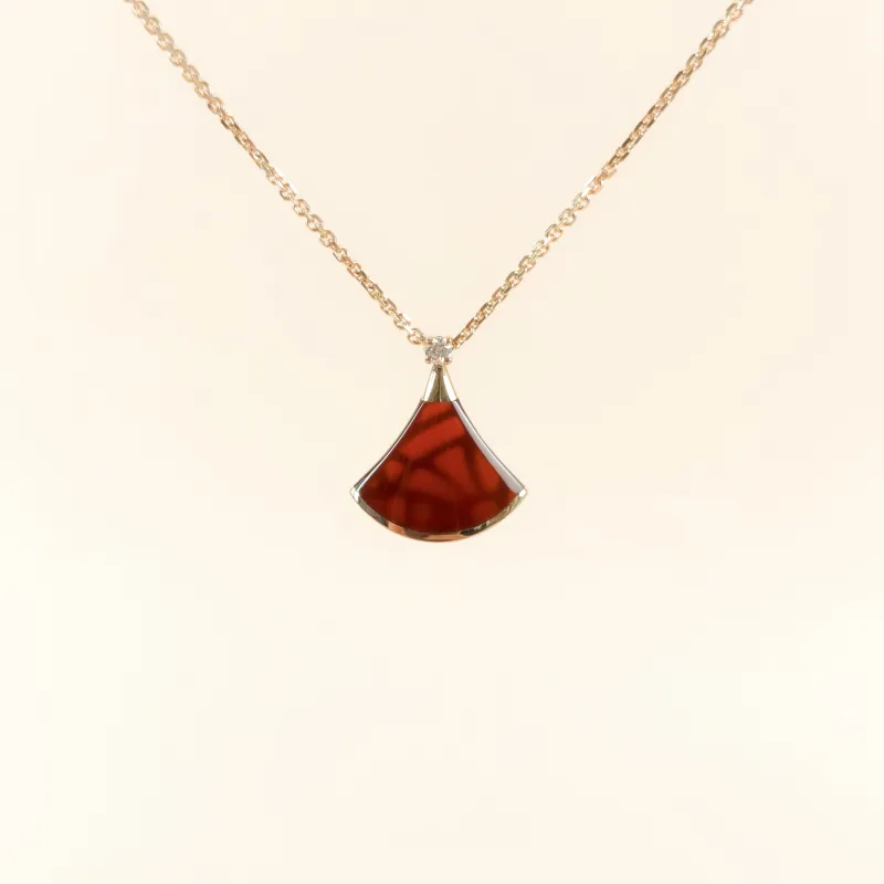 Bvlgari Necklace DIVAS’ DREAM Collection Diamond18KR ose Gold Small44cm
