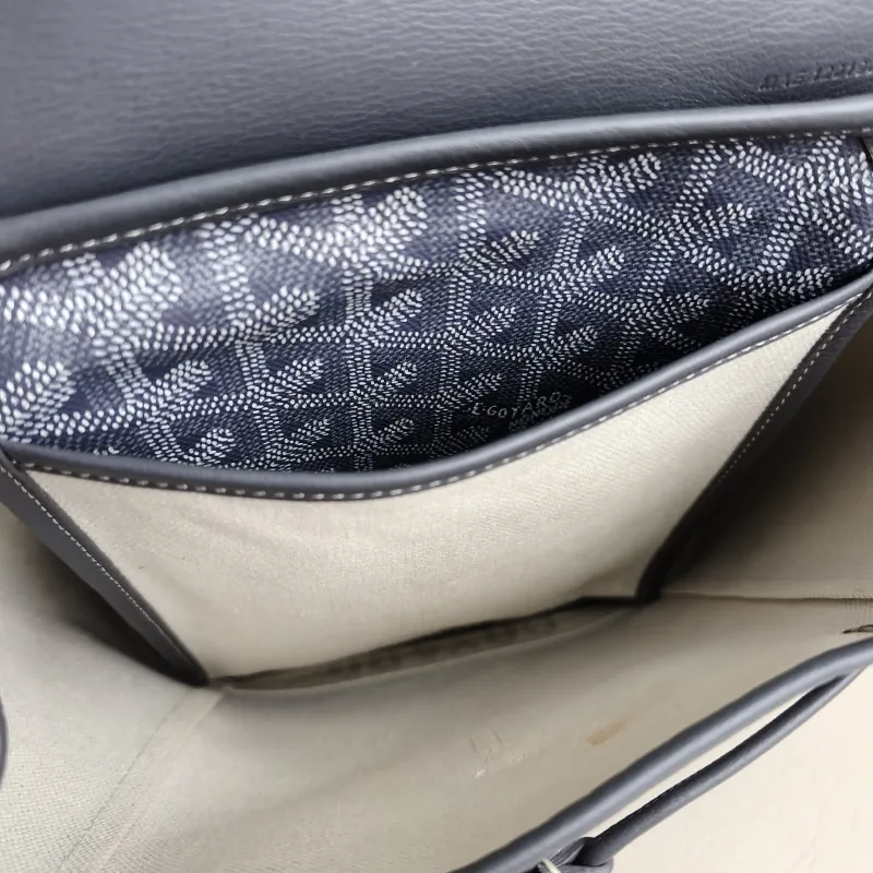 GOYARD Crossbody Bag ALPIN Backpack Grey PVC Mini 19 × 9.5 × 23 cm — detail view 7 of 10